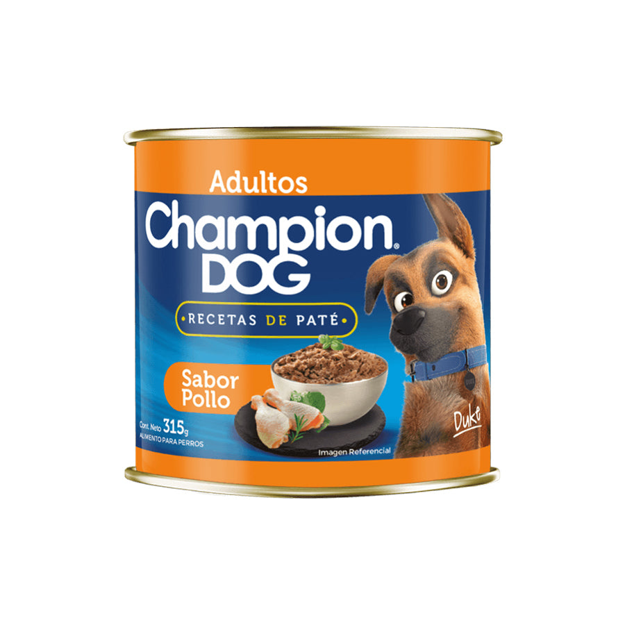 Champion Dog Recetas De Paté Adulto Lata 315gr