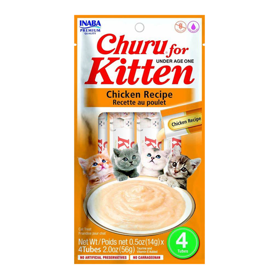 Sobre Churu 4 Tubos Pollo Gatitos