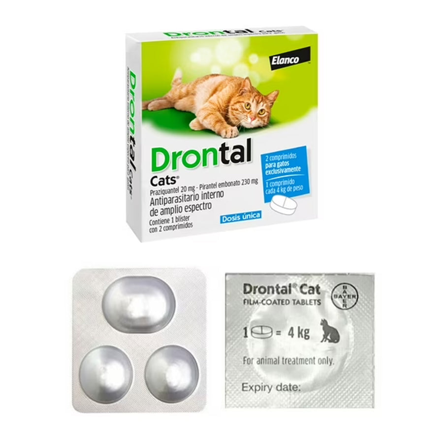 Drontal Gatos Antiparasitario 1 Comprimido