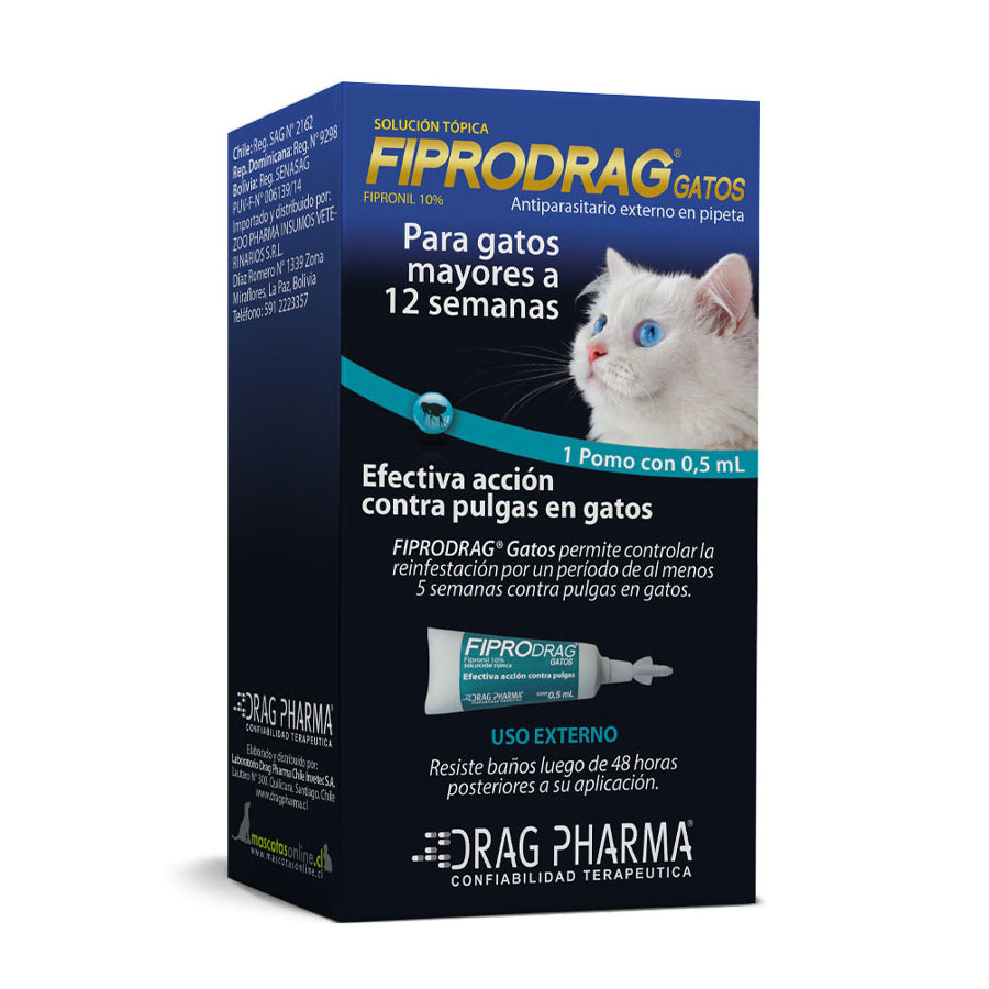 Fiprodrag Gatos - Pipeta para Gatos