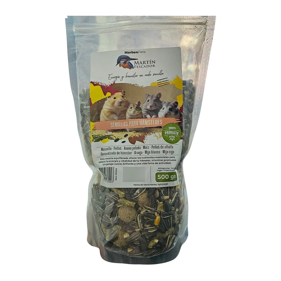Mix Semillas para Hamsters 500 gr. Martín Pescador