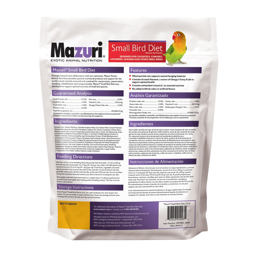 Mazuri Small Bird Diet 1.13 kg