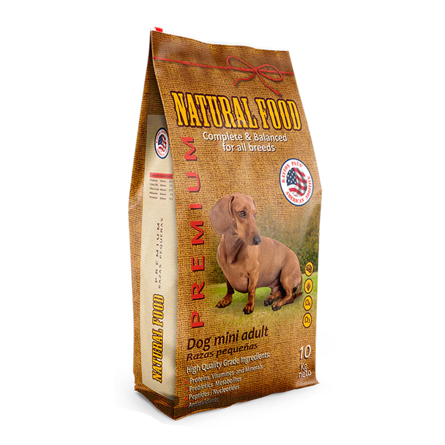 Natural Food Perros Minis y Razas Pequeñas 10 Kg