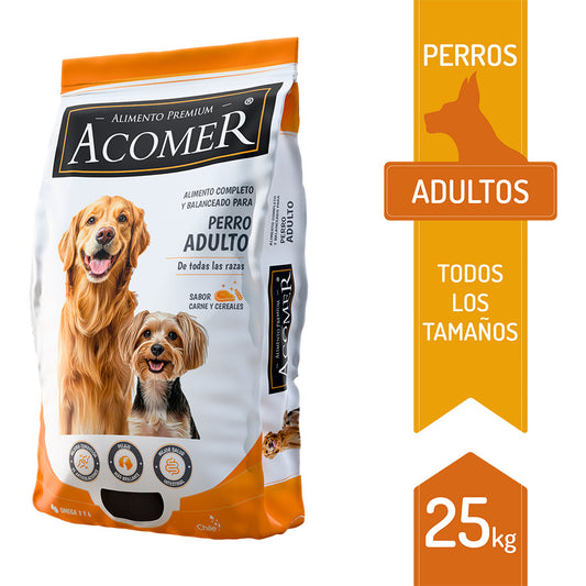 Acomer Adulto Carne 25 kg