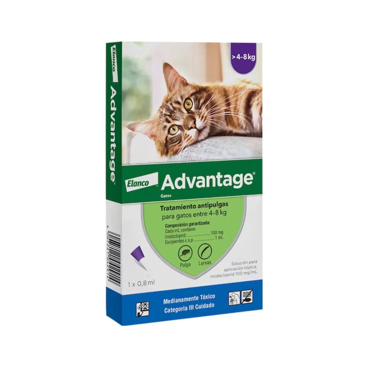Advantage Pipeta para Gatos de 4 a 8 kg