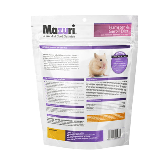 Mazuri Hámster y Jerbo 350 gr
