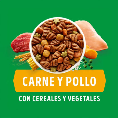 Dog Chow Adultos Minis Y Pequeños Carne y Pollo 16.5Kg