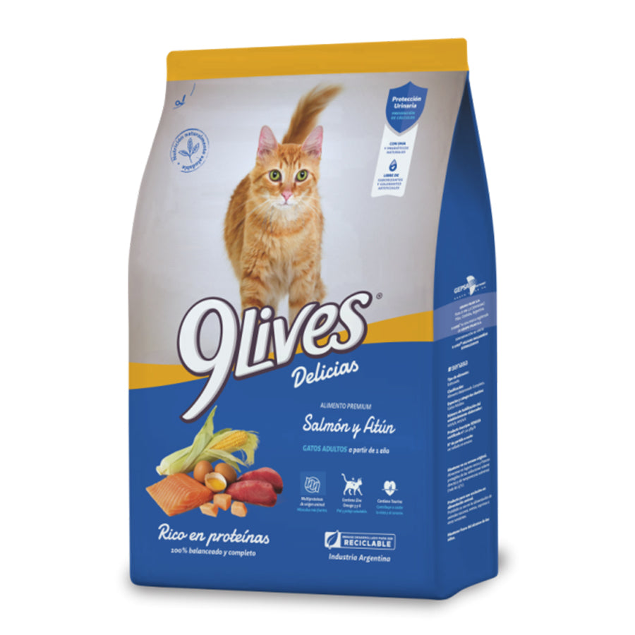 9 Lives Gatos Adultos 15 Kg
