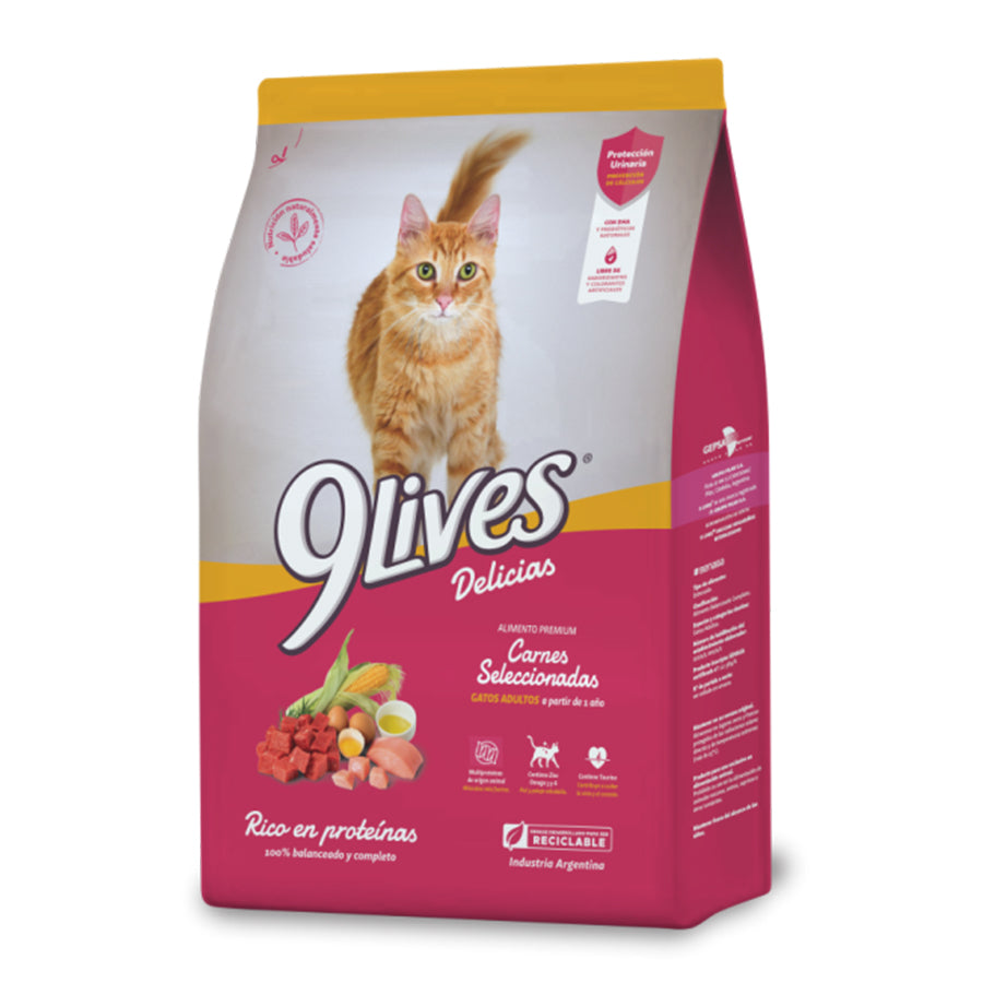 9 Lives Gatos Adultos 15 Kg