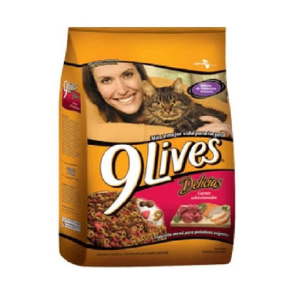 9 Lives Gatos Adultos Carne 15 Kg