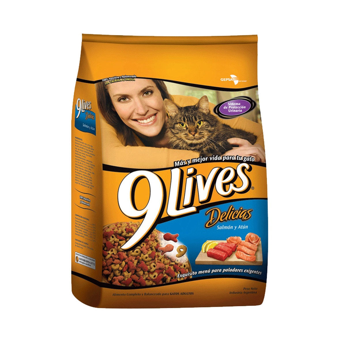 9 Lives Gatos Adultos Carne 15 Kg