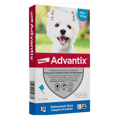 Advantix  Antiparasitarios Pipeta para Perros