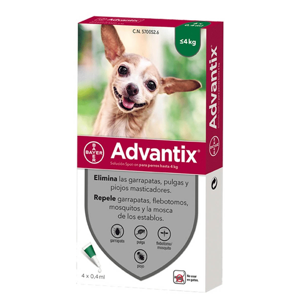 Advantix  Antiparasitarios Pipeta para Perros