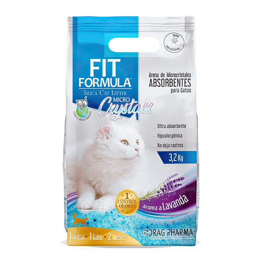 Arena Sanitaria Fit Formula Cristales Absorbentes 3.2 Kg