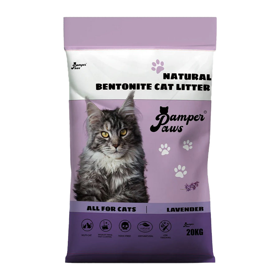 Arena Sanitaria Aglutinante Pamper Paws 20 kg