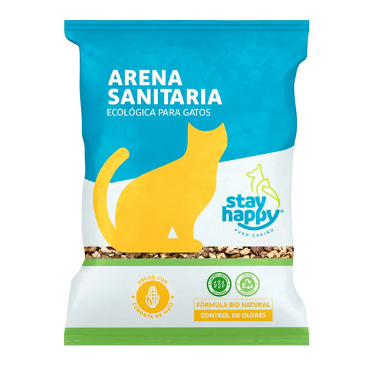 Arena Sanitaria Ecológica Stay Happy 4 Kg