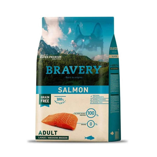 Bravery - Salmon Adult Large/Medium Breeds Fomatos 12 Kg