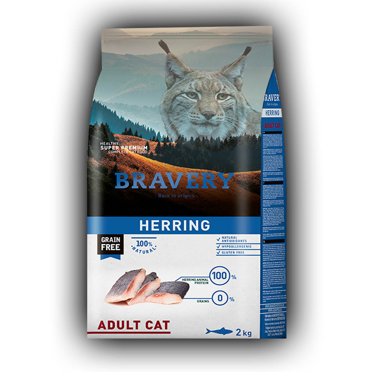 Bravery Gato Adult Cat Herring 2 kg