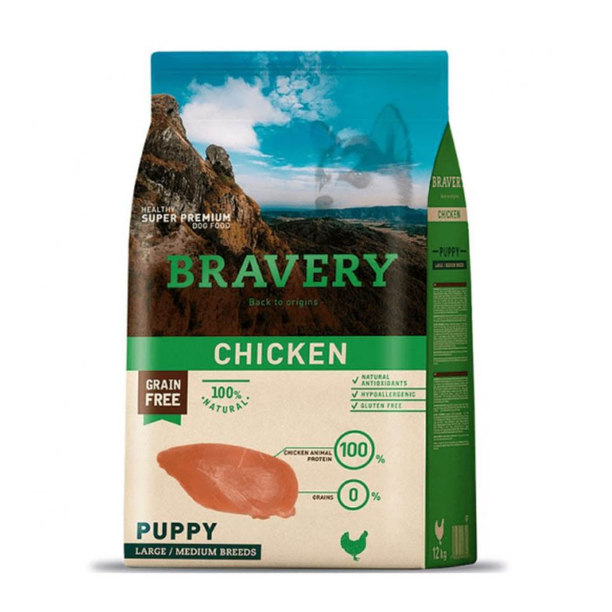 Bravery Mini Puppy Pollo 2 Kg