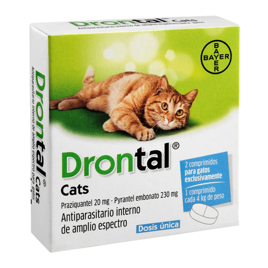 Drontal Gatos Antiparasitario 1 Comprimido