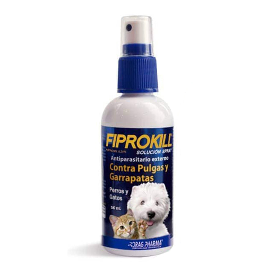 Fiprokill Spray Contra Pulgas y Garrapatas