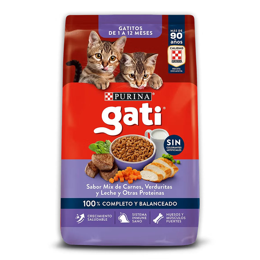 Gati Mix Carnes, verduritas, leche y otras proteínas Gatitos
