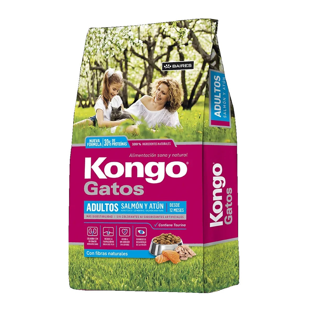 Kongo Gato Adulto Salmon Y Atún 8 Kg