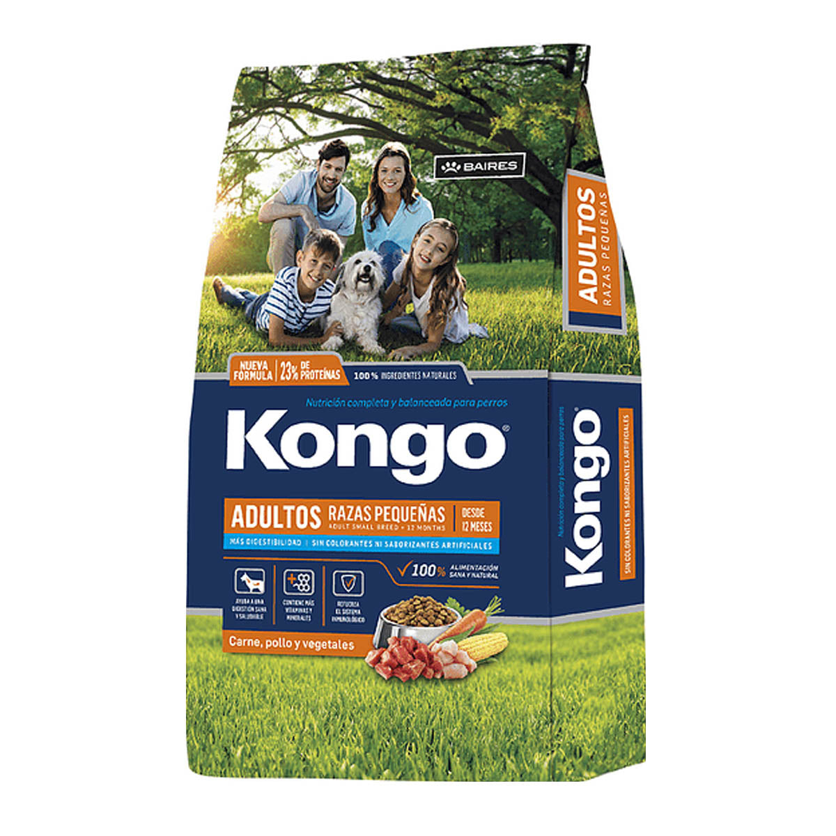 Kongo Adulto Raza Peq. 8 Kg Carne Pollo Vegetales