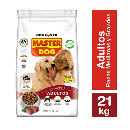 Master Dog Adulto Carne 21 kg.