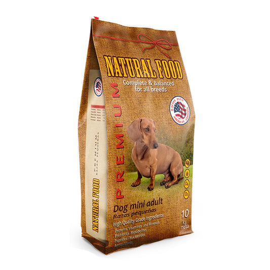 Natural Food Perros Minis y Razas Pequeñas 10 Kg