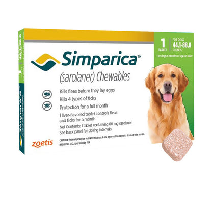 Simparica de 20-40 Kg