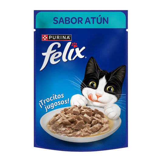 Sobre Alimento Húmedo Gato Adulto Variedad Sabores Felix 85 gr