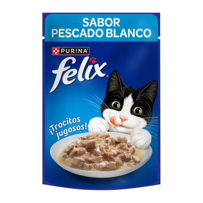 Sobre Alimento Húmedo Gato Adulto Variedad Sabores Felix 85 gr