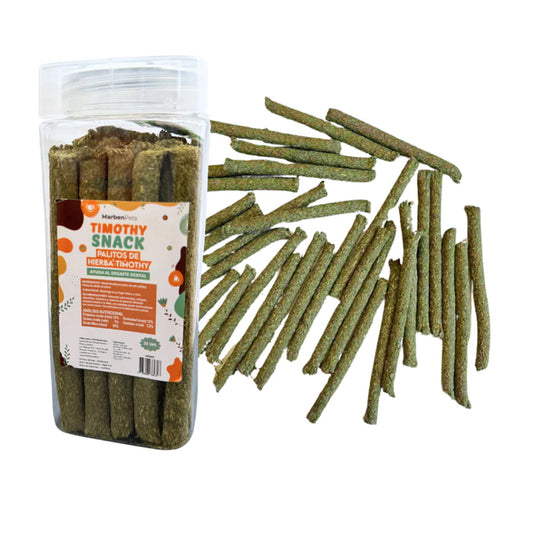 Timothy Snack Palitos de Hierba 25 Unidades Conejos Cuy