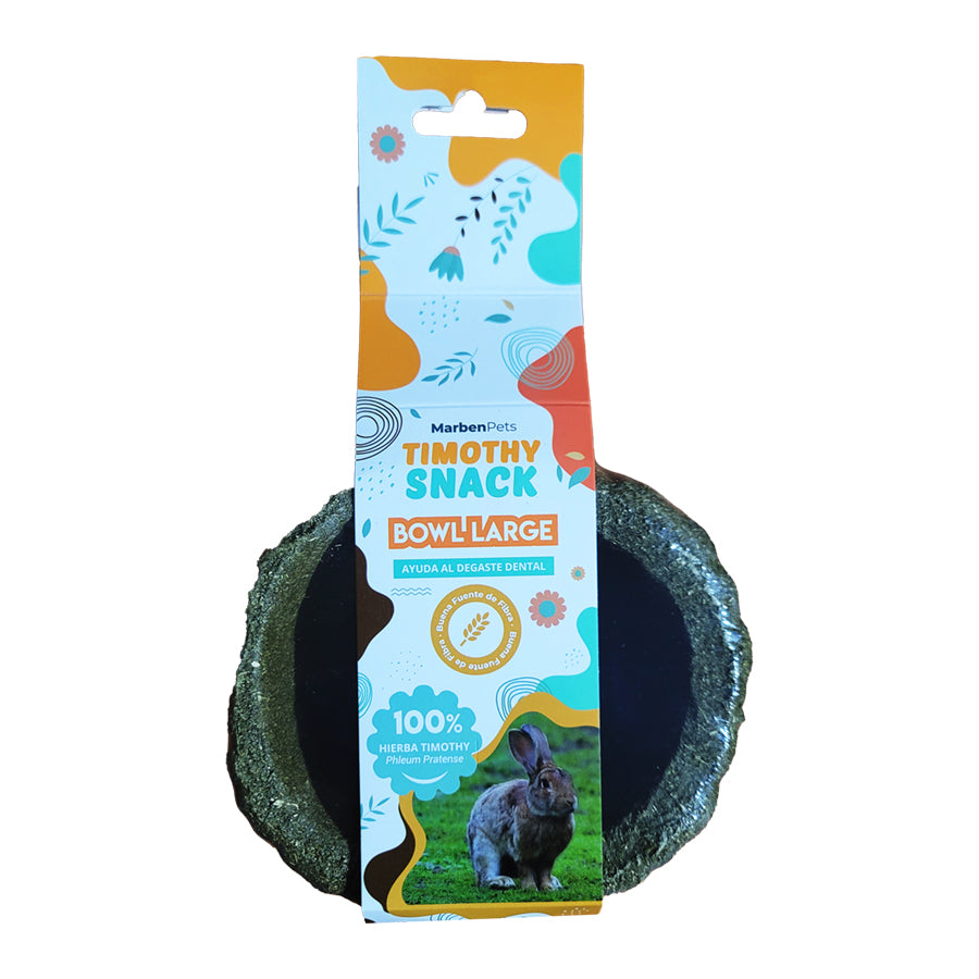 Timothy Snack Bowl de Heno Para Roer - Grande