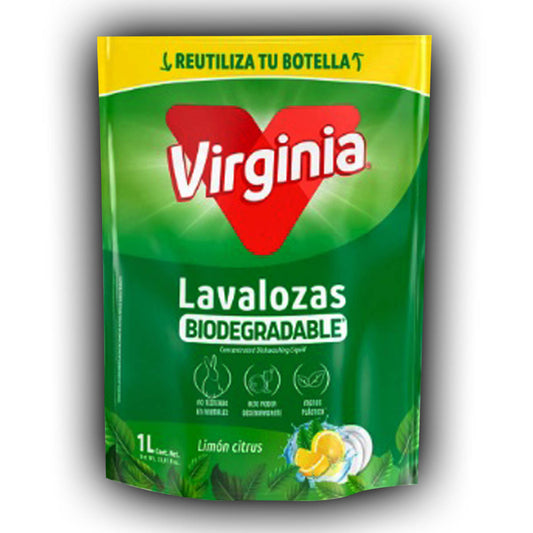 Lavalozas Virginia Limón Citrus Biodegradable 1 Lt.