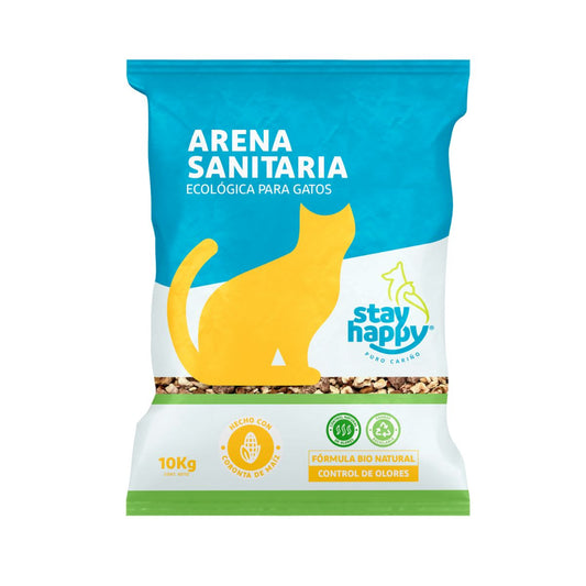 Arena Sanitaria Ecológica Stay Happy 10Kg