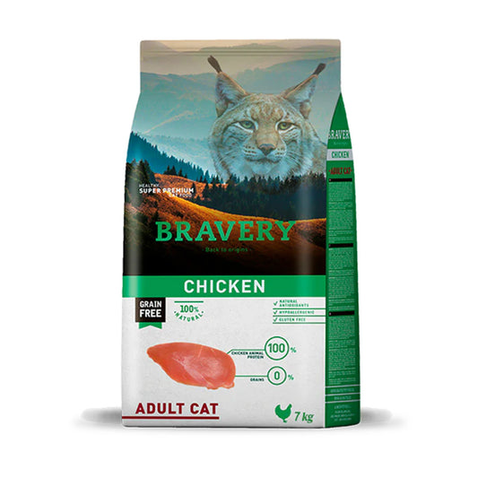 Bravery Gato Adulto Pollo 7 Kg