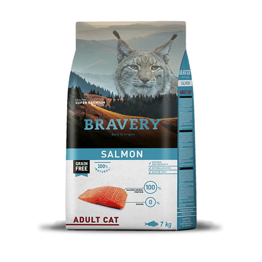 Bravery Gato Adulto Salmon 7 Kg