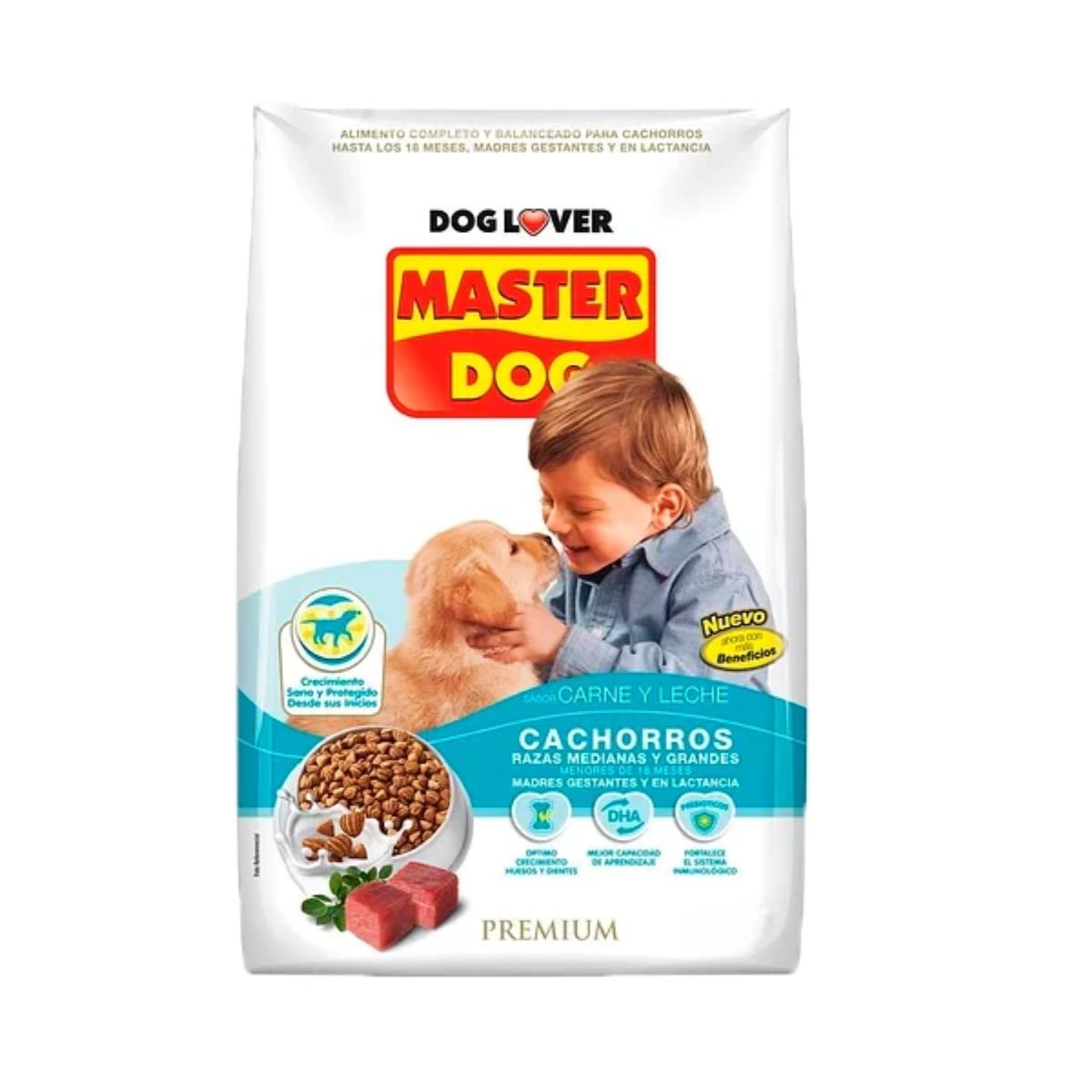 Master Dog Cachorro Carne y Leche 21 kg