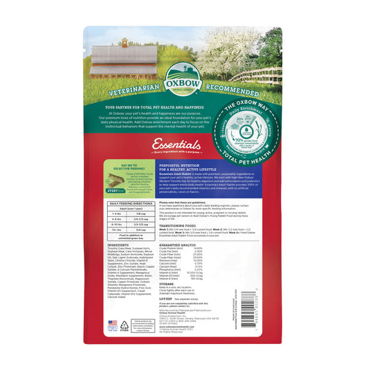 Oxbow Adult Rabbit Food Conejos 2,25 kg
