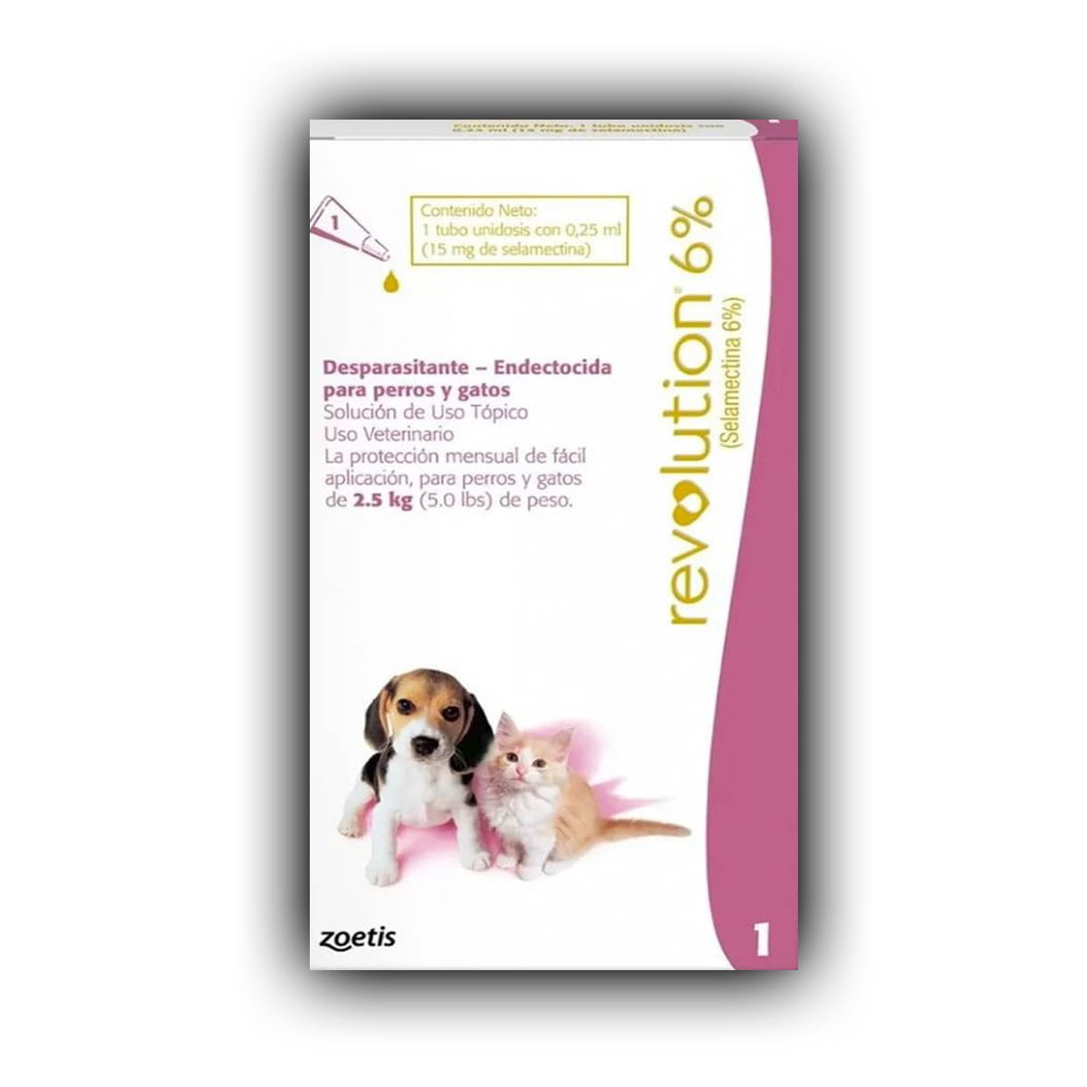 Revolution 6% Perros y Gatos 2,5 Kg